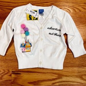 NWT Disney Up! Toddler Cardigan